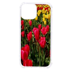 Yellow Pink Red Flowers Iphone 13 Mini Tpu Uv Print Case by Azkajaya