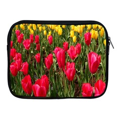 Yellow Pink Red Flowers Apple Ipad 2/3/4 Zipper Cases by Azkajaya