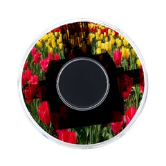 Yellow Pink Red Flowers On-the-go Memory Card Reader by Azkajaya