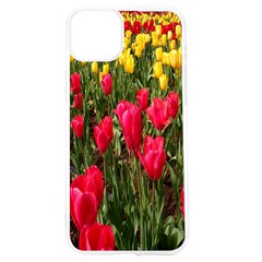 Yellow Pink Red Flowers Iphone 15 Tpu Uv Print Case by Azkajaya