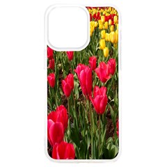 Yellow Pink Red Flowers Iphone 15 Pro Max Tpu Uv Print Case