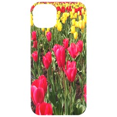 Yellow Pink Red Flowers Iphone 15 Pro Black Uv Print Pc Hardshell Case