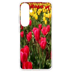 Yellow Pink Red Flowers Samsung Galaxy S24 Ultra 6 9 Inch Tpu Uv Case by Azkajaya