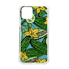 Seamless Pattern With Cucumber Slice Flower Colorful Hand Drawn Background With Vegetables Wallpaper Iphone 11 Pro 5 8 Inch Tpu Uv Print Case by Ket1n9