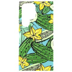 Seamless Pattern With Cucumber Slice Flower Colorful Hand Drawn Background With Vegetables Wallpaper Samsung Galaxy S24 Ultra 6 9 Inch Black Tpu Uv Case by Ket1n9