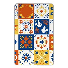 Mexican Talavera Pattern Ceramic Tiles With Flower Leaves Bird Ornaments Traditional Majolica Style Name Card Style Usb Flash Drive by Ket1n9