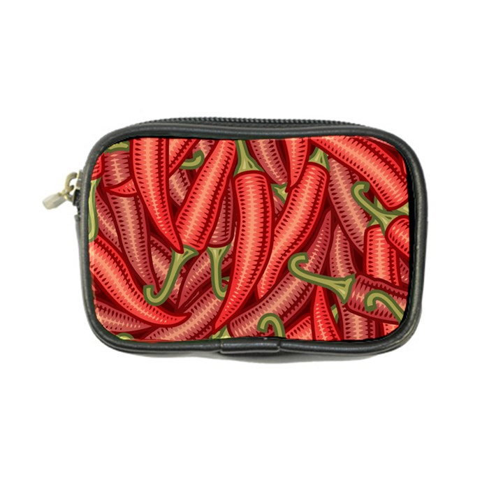 Seamless-chili-pepper-pattern Coin Purse