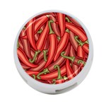 Seamless-chili-pepper-pattern 4-Port USB Hub (Two Sides) Front