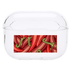 Seamless-chili-pepper-pattern Hard Pc Airpods Pro Case