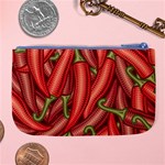 Seamless-chili-pepper-pattern Large Coin Purse Back