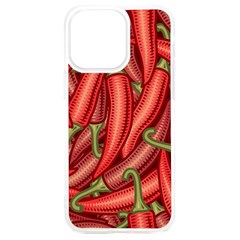 Seamless-chili-pepper-pattern Iphone 15 Plus Tpu Uv Print Case