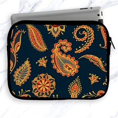 Bright-seamless-pattern-with-paisley-mehndi-elements-hand-drawn-wallpaper-with-floral-traditional-in Apple Ipad 2/3/4 Zipper Cases by Ket1n9