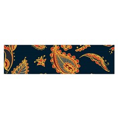 Bright-seamless-pattern-with-paisley-mehndi-elements-hand-drawn-wallpaper-with-floral-traditional-in Oblong Satin Scarf (16  X 60 ) by Ket1n9