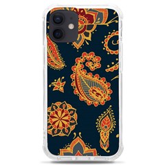 Bright-seamless-pattern-with-paisley-mehndi-elements-hand-drawn-wallpaper-with-floral-traditional-in Iphone 12 Mini Tpu Uv Print Case	 by Ket1n9