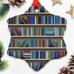 Bookshelf Ornament (snowflake)