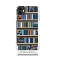 Bookshelf Iphone 11 Tpu Uv Print Case by Ket1n9