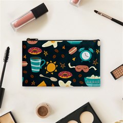 Seamless-pattern-with-breakfast-symbols-morning-coffee Cosmetic Bag (Small)