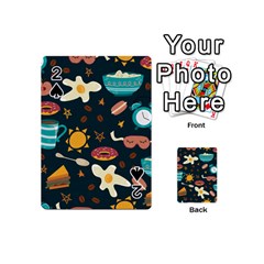 Seamless-pattern-with-breakfast-symbols-morning-coffee Playing Cards 54 Designs (mini)