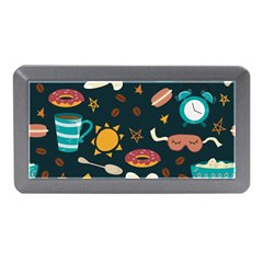 Seamless-pattern-with-breakfast-symbols-morning-coffee Memory Card Reader (Mini)