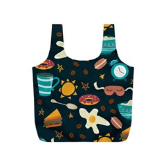 Seamless-pattern-with-breakfast-symbols-morning-coffee Full Print Recycle Bag (S)