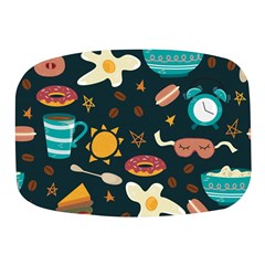 Seamless-pattern-with-breakfast-symbols-morning-coffee Mini Square Pill Box