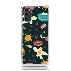 Seamless-pattern-with-breakfast-symbols-morning-coffee Samsung Galaxy S20 6.2 Inch TPU UV Case