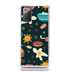 Seamless-pattern-with-breakfast-symbols-morning-coffee Samsung Galaxy Note 20 TPU UV Case