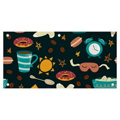 Seamless-pattern-with-breakfast-symbols-morning-coffee Banner and Sign 6  x 3 