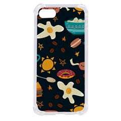 Seamless-pattern-with-breakfast-symbols-morning-coffee Iphone Se by Ket1n9