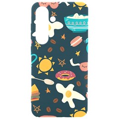 Seamless-pattern-with-breakfast-symbols-morning-coffee Samsung Galaxy S24 6 2 Inch Black Tpu Uv Case