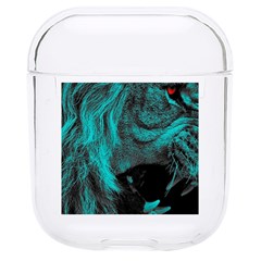 Angry Male Lion Predator Carnivore Hard Pc Airpods 1/2 Case by Ndabl3x