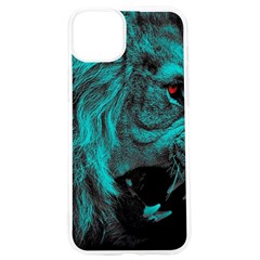 Angry Male Lion Predator Carnivore Iphone 15 Pro Tpu Uv Print Case by Ndabl3x