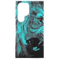 Angry Male Lion Predator Carnivore Samsung Galaxy S24 Ultra 6 9 Inch Black Tpu Uv Case by Ndabl3x