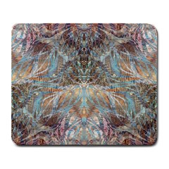 Pour Blend Large Mousepad by kaleidomarblingart