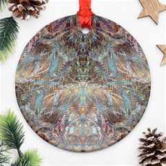 Pour Blend Round Ornament (two Sides)