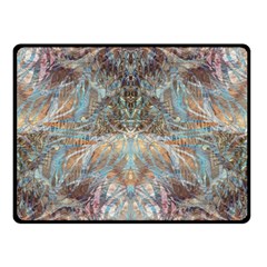 Pour Blend Two Sides Fleece Blanket (small) by kaleidomarblingart