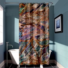 Blending Flows Shower Curtain 36  X 72  (stall)  by kaleidomarblingart