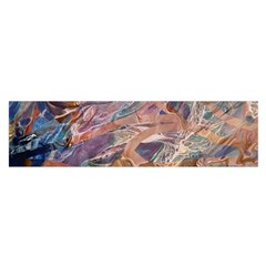 Blending Flows Oblong Satin Scarf (16  X 60 )