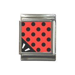 Abstract-bug-cubism-flat-insect Italian Charm (13mm) by Ket1n9