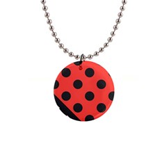 Abstract-bug-cubism-flat-insect 1  Button Necklace by Ket1n9