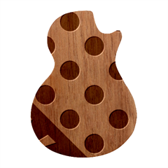 Abstract-bug-cubism-flat-insect Guitar Shape Wood Guitar Pick Holder Case And Picks Set