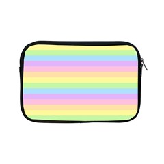 Cute Pastel Rainbow Stripes Apple Ipad Mini Zipper Cases