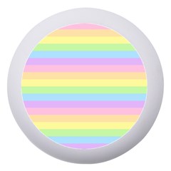 Cute Pastel Rainbow Stripes Dento Box With Mirror by Ket1n9