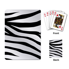 White Tiger Skin Playing Cards Single Design (rectangle) by Ket1n9