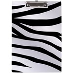 White Tiger Skin A4 Acrylic Clipboard Front