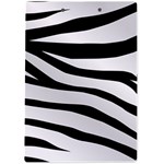 White Tiger Skin A4 Acrylic Clipboard Back