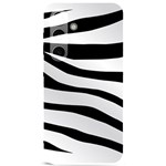 White Tiger Skin Samsung Galaxy S24 6.2 Inch Black TPU UV Case Front