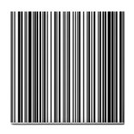 Barcode Pattern Tile Coaster Front