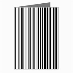 Barcode Pattern Greeting Card