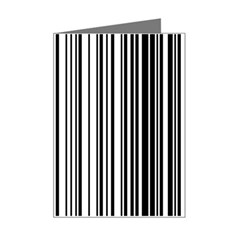 Barcode Pattern Mini Greeting Card